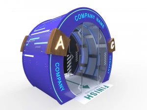 t&uacute;nel de desinfec&ccedil;&atilde;o 1 Modelo 3D