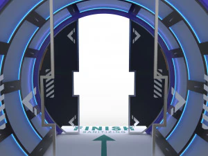 t&uacute;nel de desinfec&ccedil;&atilde;o 1 Modelo 3D