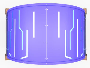 t&uacute;nel de desinfec&ccedil;&atilde;o 1 Modelo 3D