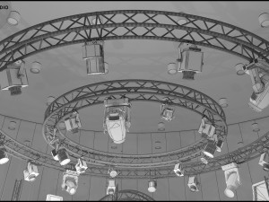 Virtual TV Studio Chat Set 23 Modèle 3D