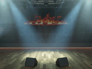 Virtual Stage Set 1 3D Model