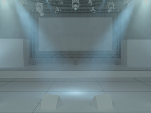 Virtual Stage Set 1 3D 模型