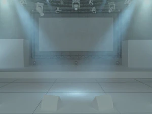 Virtual Stage Set 1 3D Model