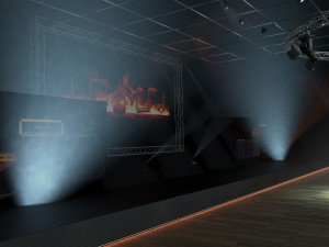 Virtual Stage Set 1 3D 模型