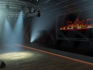 Virtual Stage Set 1 3D Model