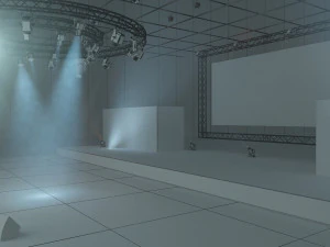 Virtual Stage Set 1 3D Model
