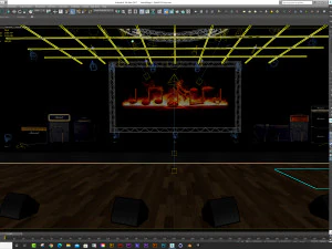 Virtual Stage Set 1 3D Model