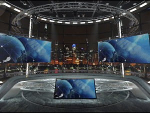 Virtual TV Studio News Set 36 Modèle 3D