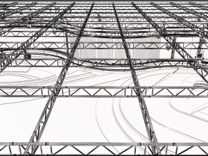 Virtual TV Studio News Set 35 Modelo 3D