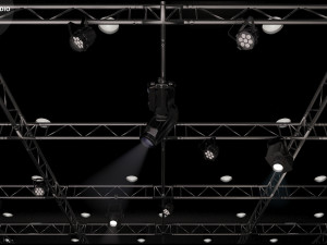 Virtual TV Studio News Set 35 Modelo 3D