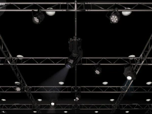 Virtual TV Studio News Set 35 3D Model