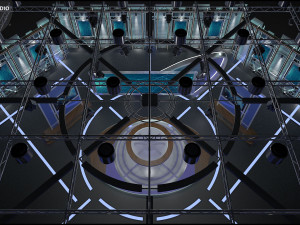 Virtual TV Studio Sets - Collection Vol 16 - 9 PCS DESIGN 3Dモデル