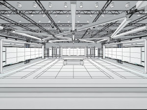 Virtual TV Studio Sets - Collection Vol 16 - 9 PCS DESIGN 3Dモデル