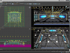 Virtual TV Studio Sets - Collection Vol 16 - 9 PCS DESIGN 3Dモデル