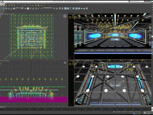 Virtual TV Studio Sets - Collection Vol 16 - 9 PCS DESIGN 3D Model