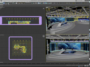 Virtual TV Studio Sets - Collection Vol 16 - 9 PCS DESIGN 3D Model