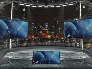 Virtual TV Studio Sets - Collection Vol 16 - 9 PCS DESIGN 3Dモデル