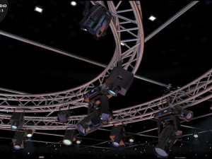 Virtual TV Studio Sets - Collection Vol 16 - 9 PCS DESIGN 3Dモデル