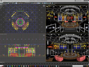 Virtual TV Studio Sets - Collection Vol 16 - 9 PCS DESIGN 3Dモデル