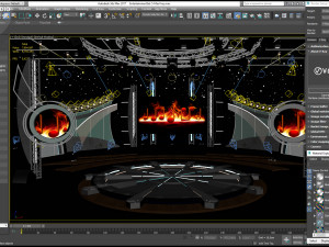 Virtual TV Studio Sets - Collection Vol 16 - 9 PCS DESIGN 3Dモデル