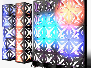 Stage Decor 17 - Modular Wall Column 3D Model
