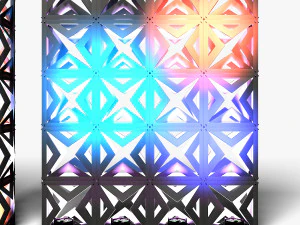Stage Decor 17 - Modular Wall Column 3D Model