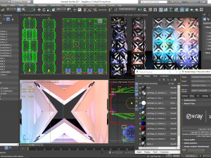 Stage Decor 17 - Modular Wall Column Modèle 3D