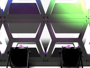 Stage Decor 19 - Modular Wall Column 3D Model