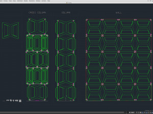 Stage Decor 19 - Modular Wall Column Modèle 3D