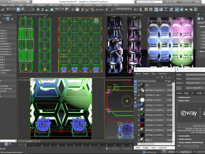 Stage Decor 19 - Modular Wall Column Modèle 3D