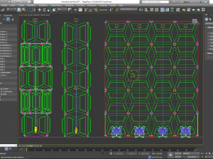 Stage Decor 19 - Modular Wall Column Modèle 3D
