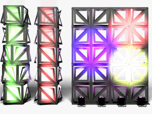 Stage Decor 20 - Modular Wall Column 3D Model