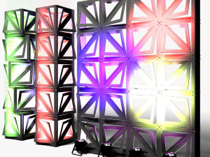 Stage Decor 20 - Modular Wall Column 3D Model