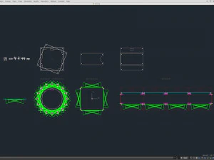 Stage Decor 20 - Modular Wall Column 3D Model