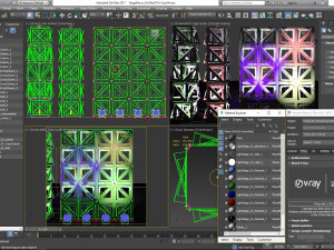 Stage Decor 20 - Modular Wall Column Modèle 3D