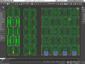 Stage Decor 21 - Modular Wall Column 3D Model