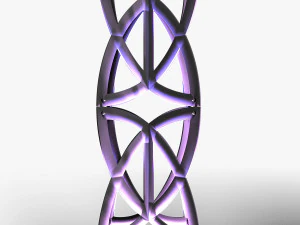 Stage Decor 22 - Modular Wall Column 3D Model