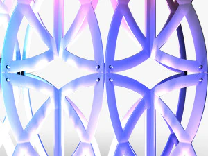 Stage Decor 22 - Modular Wall Column 3D Model