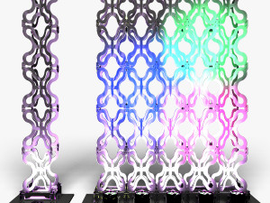 Stage Decor 23 - Modular Wall Column Model 3D