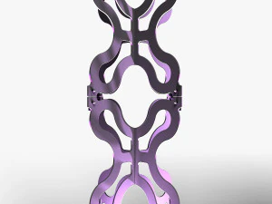 Stage Decor 23 - Modular Wall Column 3D Model