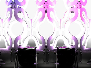 Stage Decor 23 - Modular Wall Column Model 3D