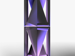 Stage Decor 25 - Modular Wall Column Modèle 3D