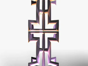 Stage Decor 26 - Coluna Modular de Parede Modelo 3D