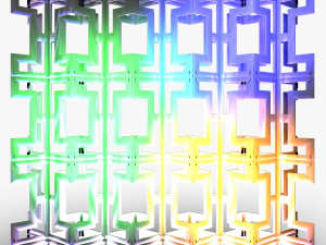 Stage Decor 26 - Modular Wall Column 3D Model