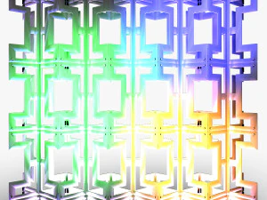 Stage Decor 26 - Coluna Modular de Parede Modelo 3D