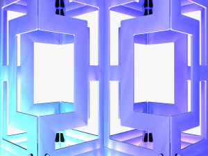 Stage Decor 26 - Coluna Modular de Parede Modelo 3D