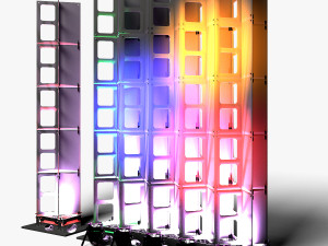 Stage Decor 28 - Modular Wall Column 3D Model