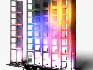 Stage Decor 28 - Modular Wall Column 3D Model