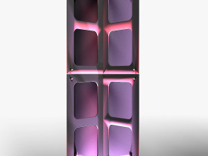 Stage Decor 28 - Modular Wall Column 3D Model