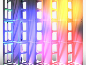 Stage Decor 28 - Modular Wall Column 3D Model